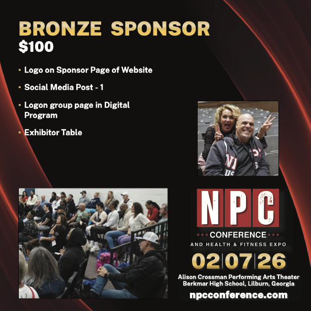 NPC Cong Bronze sponsor pkg