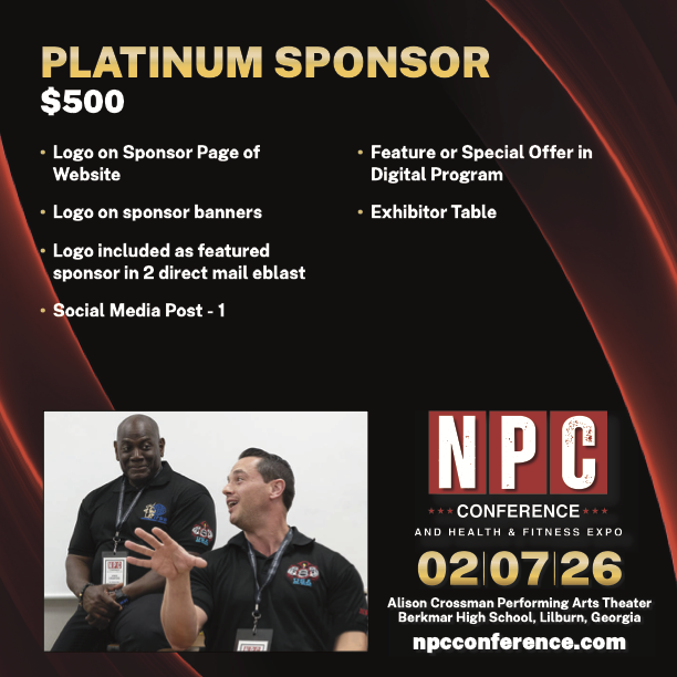 NPC Conf platinum sponsor pkg